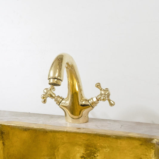 Single Hole Bathroom Vanity Faucet - Brass For Homes - Faucet