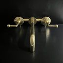 Unlacquered Brass Bathroom Faucet with Lever Handles Bathroom Faucets product photo