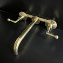 Unlacquered Brass Bathroom Faucet with Lever Handles Bathroom Faucets detail view 5