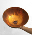 Solid Engraved Copper Vessel Sink sink for kitchens, bars, powder rooms, vanities, and statement wash areas - view 2
