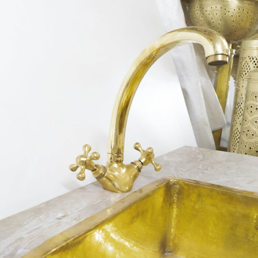 The Gooseneck Brass Faucet - Brass For Homes - Faucet