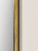Hand-Forged Solid Unlacquered Brass Mirror wall mirror for bathrooms, entryways, dressing rooms, and decorative wall styling - view 6