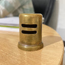 Unlacquered Brass Air Gap Cover home decor accent for entryways, bathrooms, kitchens, shelves, and warm artisan interiors - view 2