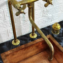 Antique Brass Kitchen Faucet With Long Legs Kitchen Faucets detail view 2