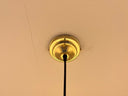 Unlacquered Brass Ceiling Pendant Light pendant light for kitchen islands, dining rooms, vanities, and warm artisan interiors - view 4