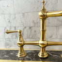 Brass Deck Mount 3 Leg - Brass For Homes - kitchen - faucets