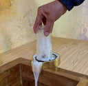 Unlacquered Brass Glass Rinser Sinks detail view 3