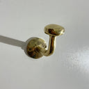 Handcrafted Brass Hooks Bathroom Hardware home decor accent for entryways, bathrooms, kitchens, shelves, and warm artisan interiors - view 2