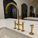 Infinity Kitchen Faucet - Brass For Homes - kitchen - faucets