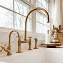 Unlacquered Brass Kitchen Faucet Kitchen Faucets product photo