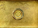 Unlacquered Brass Kitchen Sink home decor accent for entryways, bathrooms, kitchens, shelves, and warm artisan interiors - view 2