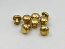 Unlacquered Brass Knobs Kitchen Hardware Kitchen Hardware detail view 3