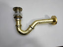 Unlacquered Brass P-Trap Bathroom Hardware Bathroom Hardware product photo