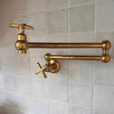 Unlacquered Brass Pot Filler Kitchen Faucets detail view 2