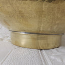 Unlacquered Brass Round Vessel Sink home decor accent for entryways, bathrooms, kitchens, shelves, and warm artisan interiors - view 2
