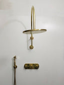 Unlacquered Brass Shower System Shower Systems detail view 2