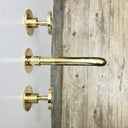 Unlacquered Brass Wall Mount Faucet Sinks detail view 2