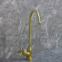 Unlacquered Brass Cold Water home decor accent for entryways, bathrooms, kitchens, shelves, and warm artisan interiors - view 2