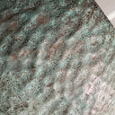 Green patina verdigris copper dome pendant in warm interior setting — Brass For Homes