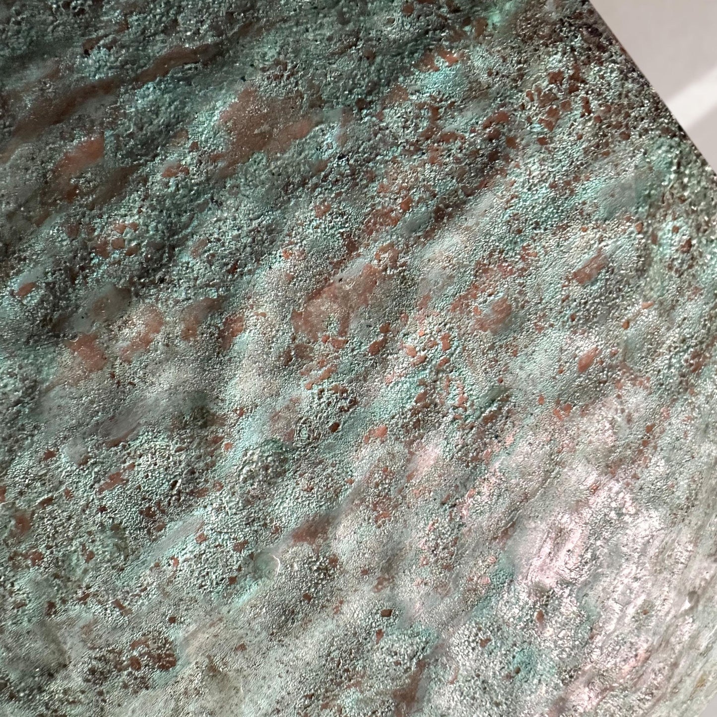 Verdigris Copper Dome Pendant – Green Patina Ceiling Light for Rustic Decor - Brass For Homes - 