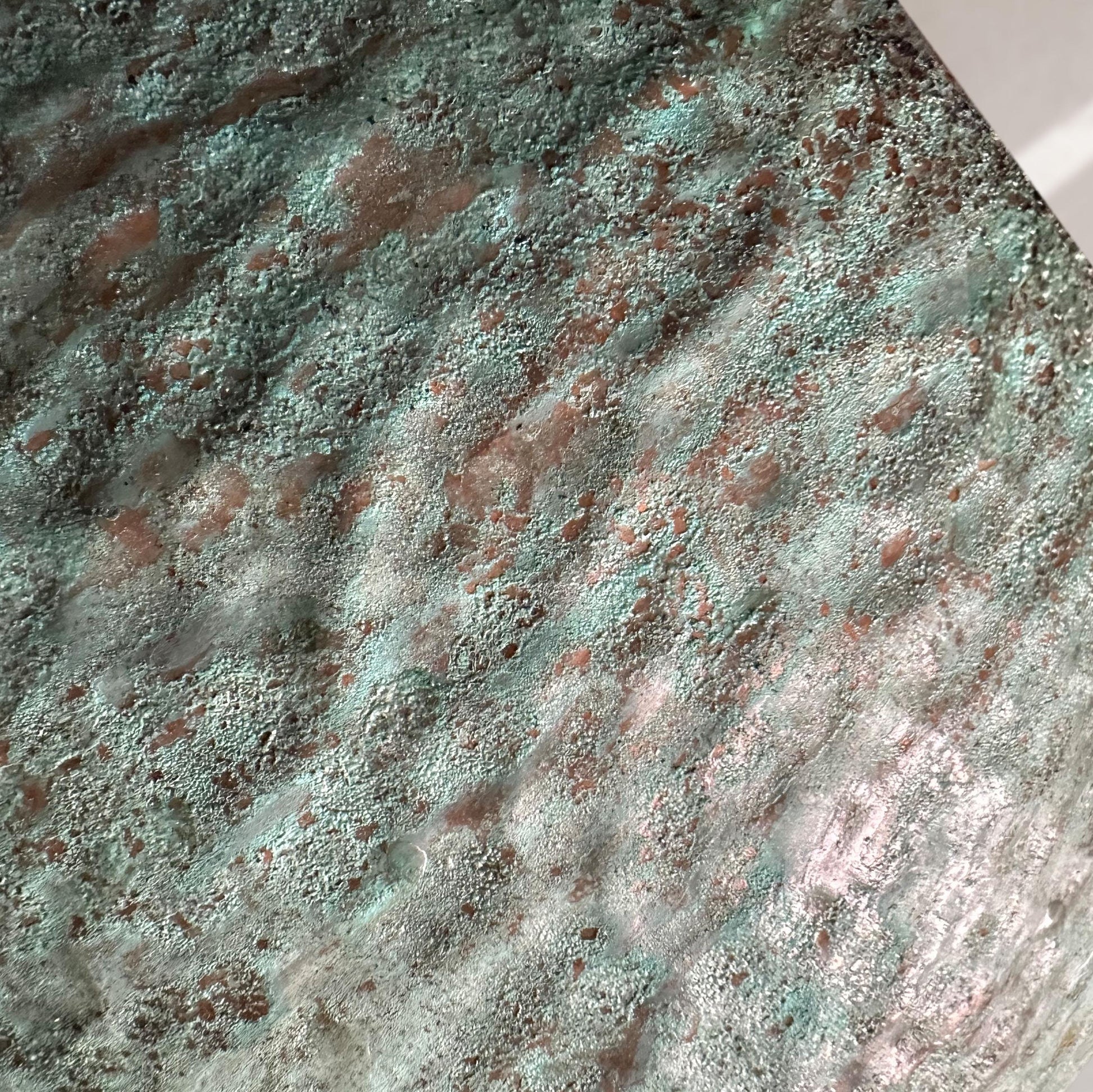 Verdigris Copper Dome Pendant – Green Patina Ceiling Light for Rustic Decor - Brass For Homes - 